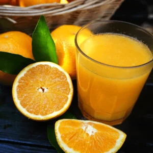 Zumo de naranjas de Valencia